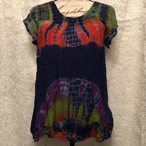 Zuriel by Hans free size tie-dye NWOT-WOW!🔮